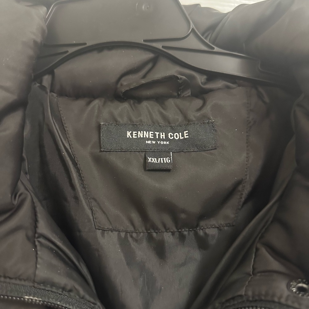 Kenneth Cole Women's Black Puffer Coat - Picture 2 of 5
